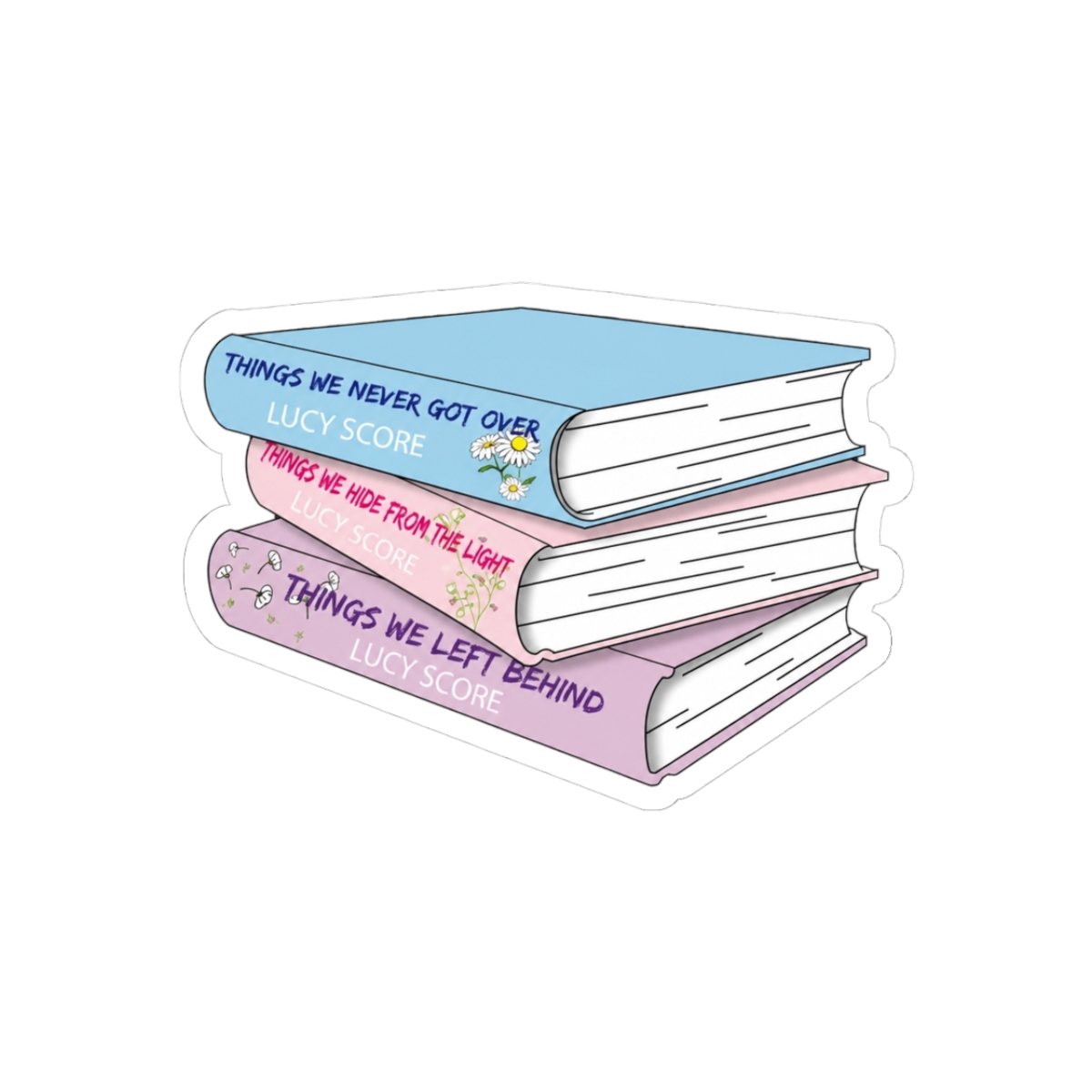 Knockemout Book Series by Lucy Score Stickers, Author Fan Gifts, Bookworm Sticker Set, Literary Merchandise, Book Lover - Official stickers merchandise