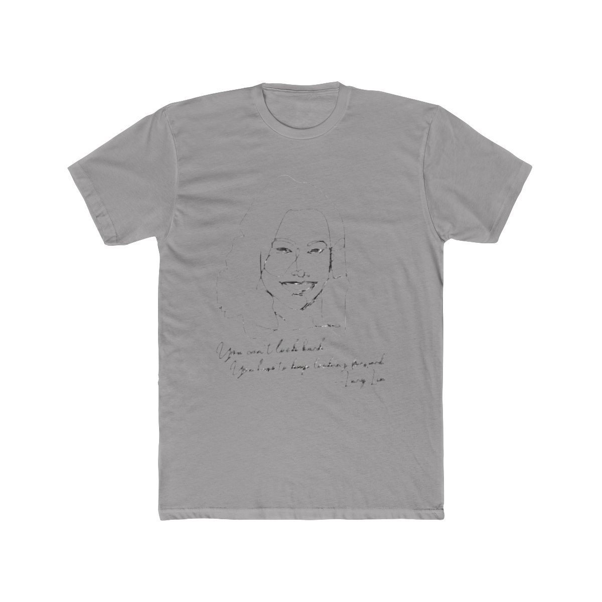 Lucy Liu Line Art Quote T Shirt | Lucy Score - Official t-shirts merchandise